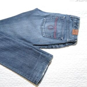 Lucky Brand wide leg bootcut blue jeans